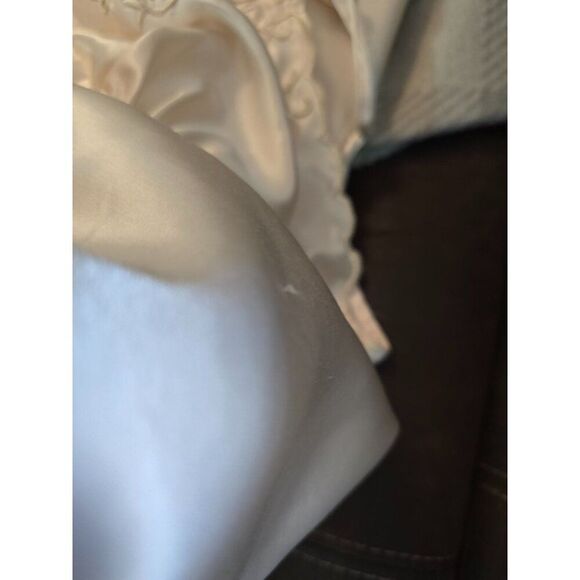 Etienne Cream Lace-Trimmed Nightgown honeymoon fairycore romance bride - Picture 9 of 11